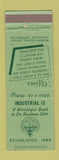 Matchbook Cover - Industrial Trust Company Philadelphia PA