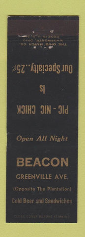 Matchbook Cover - Beacon Pic Nic Chicken