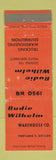 Matchbook Cover - Rudie Wilhelm Warehouse Portland OR trucking WEAR