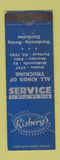 Matchbook Cover - Risberg's Trucking Portland Sheridan McMinnville OR WEAR