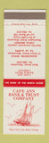 Matchbook Cover - Cape Ann Bank and Trust Gloucester Manchester MA