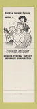 Matchbook Cover - Cape Ann Bank and Trust Gloucester Manchester MA