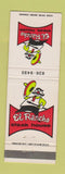Matchbook Cover - El Rancho Steak House San Antonio TX