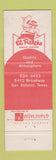Matchbook Cover - El Rancho Steak House San Antonio TX