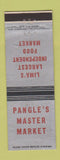 Matchbook Cover - Pangle's Master Market Grocery Lima OH