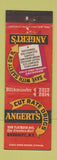 Matchbook Cover - Angert's Cut Rate Drug Brooklyn NY