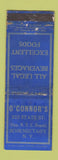 Matchbook Cover - O'Connor's Restaurant Schenectady NY WORN