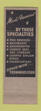 Matchbook Cover - Steuben Tavern New York City