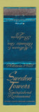Matchbook Cover - Sweden Towers Smorgasbord Bladwin LI NY