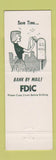Matchbook Cover - Lighthouse Point Bank Pompano Beach FL