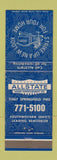 Matchbook Cover - Allstate Home Improvement Remodling OH