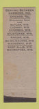 Matchbook Cover - West Shore Transport Trucking Hammond IN Chicago