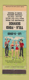 Matchbook Cover - Tela Ford Standard oil gas hillbilly WORN