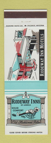 Matchbook Cover - Rodeway Inns Phoenix AZ