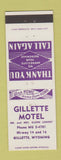 Matchbook Cover - Gillette Motel WY