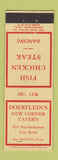 Matchbook Cover - Doerflein's New Corner Tavern