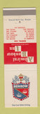 Matchbook Cover - Admiral Benbow Inn Memphis TN CHAIN