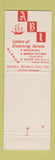 Matchbook Cover - Admiral Benbow Inn Memphis TN CHAIN