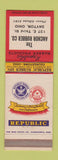 Matchbook Cover - Republic Rubber Anchor Rubber Dayton OH