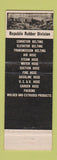 Matchbook Cover - Republic Rubber Anchor Rubber Dayton OH