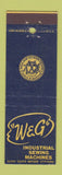Matchbook Cover - Wilcox and Gibbs Sewing Machines New York City