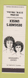Matchbook Cover - Designer's Unisex Hair Salon