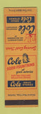 Matchbook Cover - Cole Drug Soda Fountains