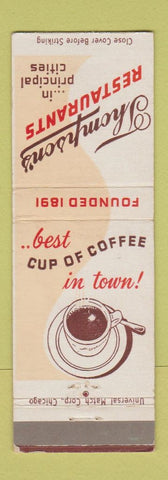 Matchbook Cover - Thompson's Restaurants
