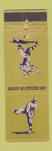Matchbook Cover - Harry Stevens Concessions Baseball
