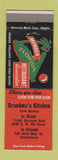 Matchbook Cover - Grandma's Kitchen Miami FL Orlando