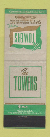 Matchbook Cover - Towers Miami Beach FL WEAR