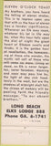 Matchbook Cover - Matchbook Cover Elks Club Long Beach CA