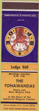 Matchbook Cover - Matchbook Cover Elks Club Tonawanda NY
