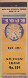 Matchbook Cover - Matchbook Cover Elks Club Chicago IL