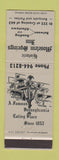 Matchbook Cover - Moselem Springs Inn PA