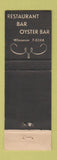 Matchbook Cover - Post and Coach Inn New York City Bus Terminal WEAR