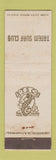 Matchbook Cover - Tatem Surf Club WEAR