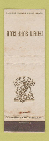 Matchbook Cover - Tatem Surf Club WEAR
