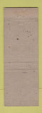 Matchbook Cover - Beck's Salad Dressing Davenport IA