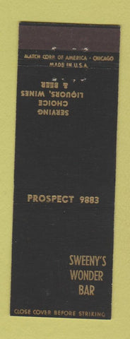 Matchbook Cover - Seeny's Wonder Bar