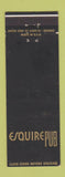 Matchbook Cover - Esquire Pub Chicago IL