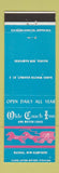 Matchbook Cover - Olde Coach Inn Motor Lodge Nashua NH DD Bean