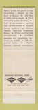 Matchbook Cover - Colonial Inn Beach Resort St Petersburg Beach FL