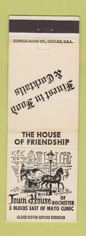 Matchbook Cover - Town House of Rochester MN