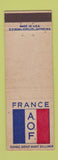 Matchbook Cover - France AOF War Relief? DD Bean