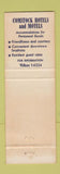 Matchbook Cover - Comstock Hotels Motels San Francisco?