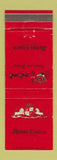 Matchbook Cover - Royal Coach Motor Hotels Dallas Houston TX San Mateo CA