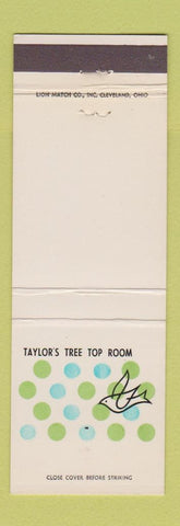 Matchbook Cover - Taylor's Tree Top Room Cleveland?