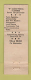 Matchbook Cover - YMCA Coffee Shop Erie PA ADVANCE WEAR