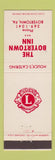 Matchbook Cover - Lions Club Boyertown PA Houck's Catering